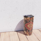 Late 19th Century Serapi Persian Rug Print Travel Mug Gallery Image 4