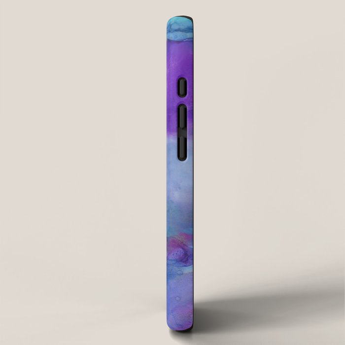 Abstract Colorful Purple Watercolor iPhone Case Gallery Image 2