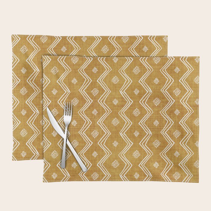Village in Gold Placemat Gallery Image 1