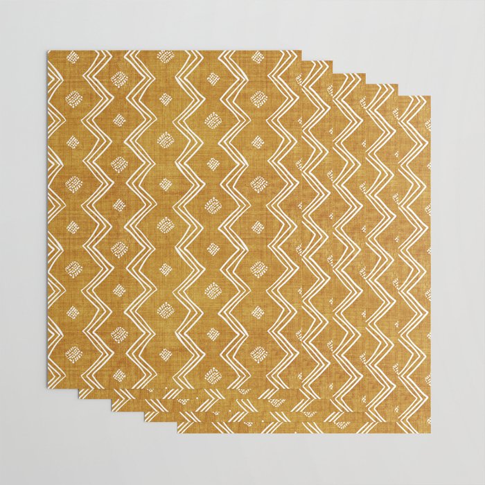 Village in Gold Wrapping Paper Gallery Image 3