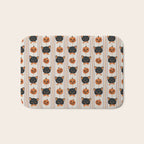 Vintage Halloween Kittens Bath Mat Gallery Image 1