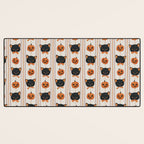 Vintage Halloween Kittens Desk Mat Gallery Image 3
