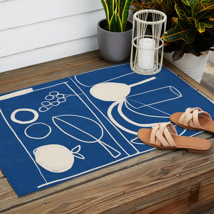 Minimalist Still Life 16 Outdoor Rug Gallery Image 2