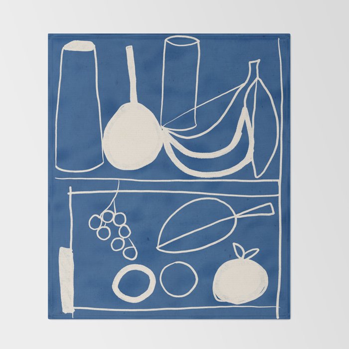 Minimalist Still Life 16 Throw Blanket Gallery Image 2