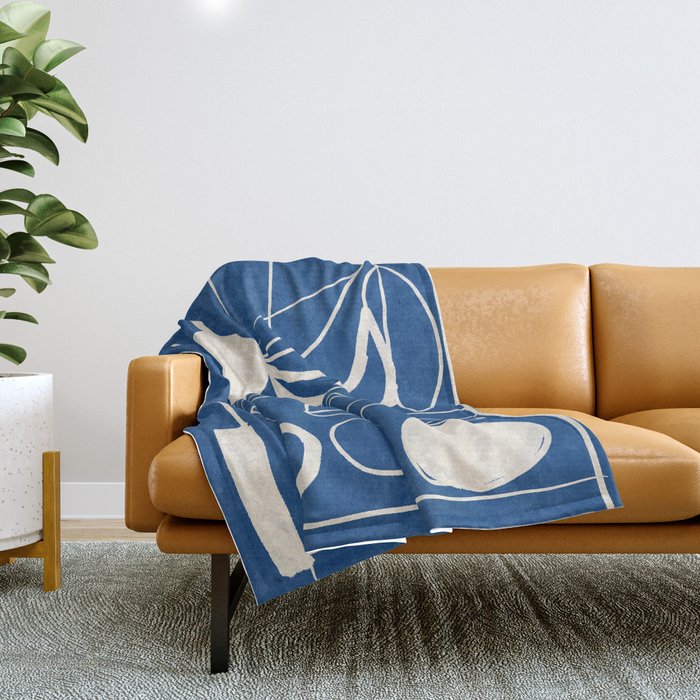 Minimalist Still Life 16 Throw Blanket Gallery Image 1