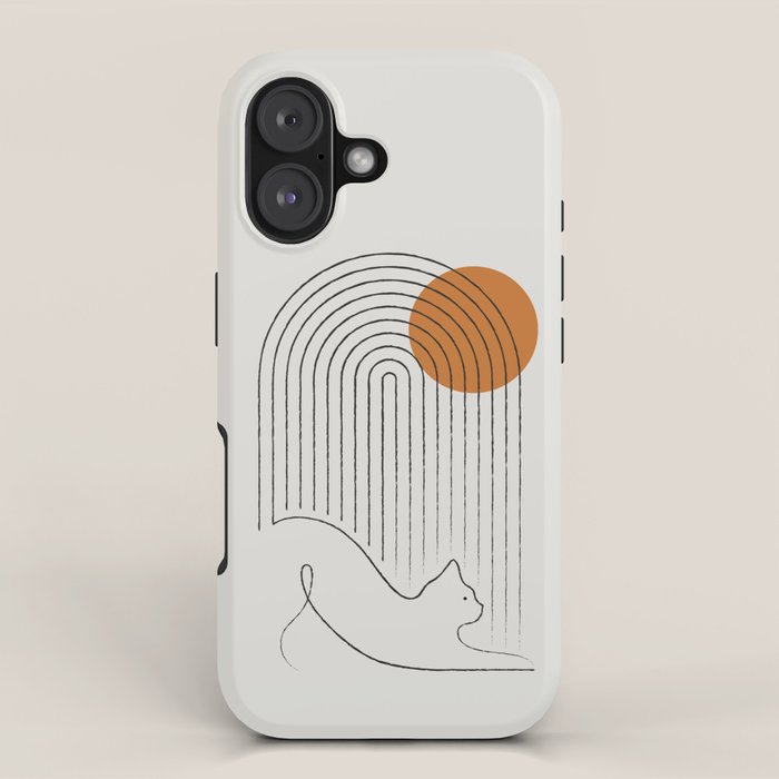 Cat Landscape 152 iPhone Case Gallery Image 1