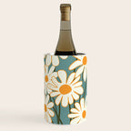 White Daisy Bouquet in Vase No. 1 Wine Chiller Gallery Image 1