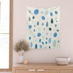 Rain Drops Wall Tapestry Gallery Image 2