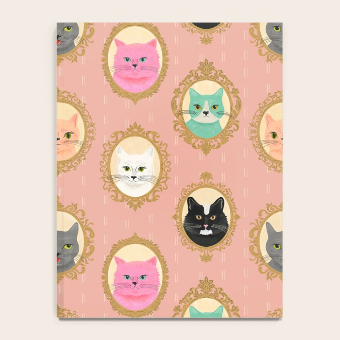 Cat Cameos - Cute Kitty Portraits Notebook Gallery Image 4