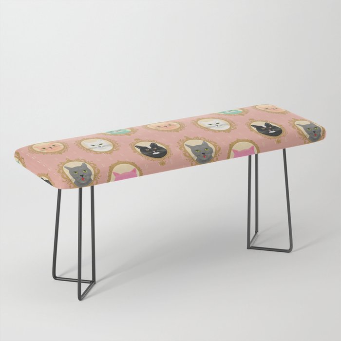 Cat Cameos - Cute Kitty Portraits Bench Gallery Image 1