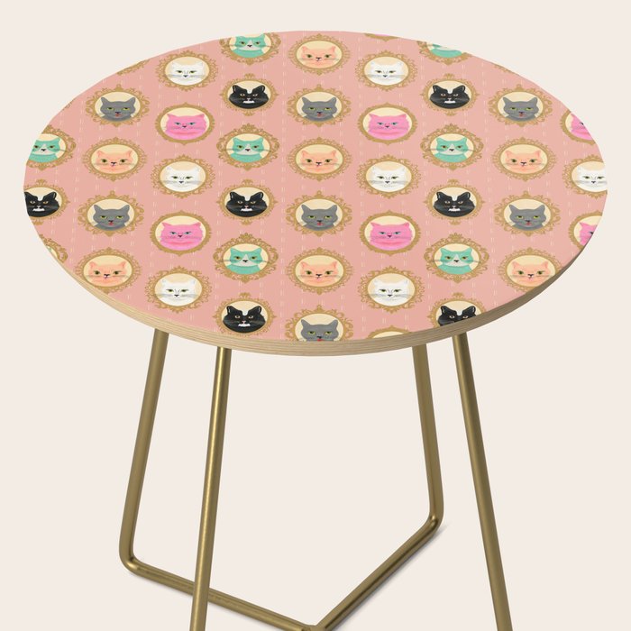 Cat Cameos - Cute Kitty Portraits Side Table Gallery Image 2