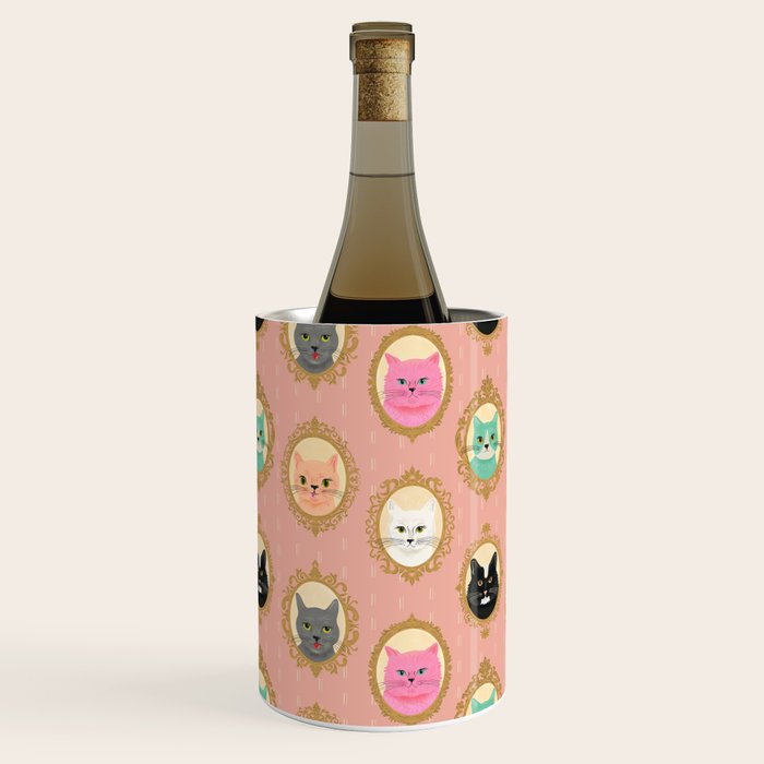 Cat Cameos - Cute Kitty Portraits Wine Chiller Gallery Image 2