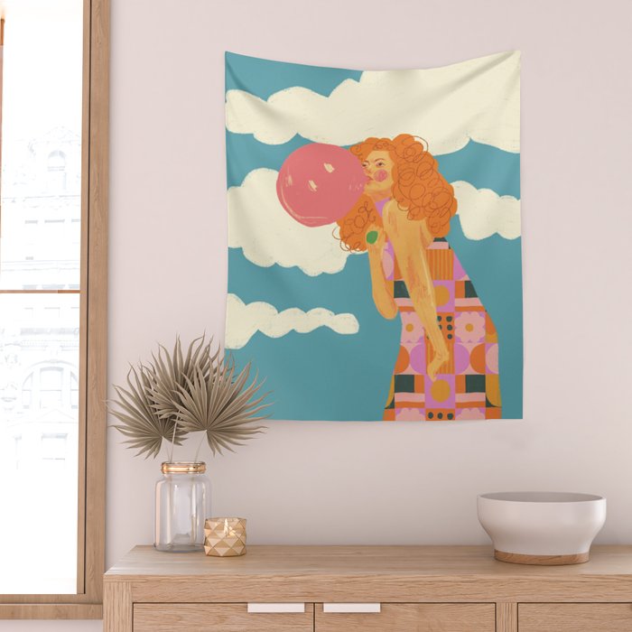 Bubblegum Wall Tapestry Gallery Image 2