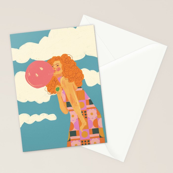 Bubblegum Stationery Card Gallery Image 2