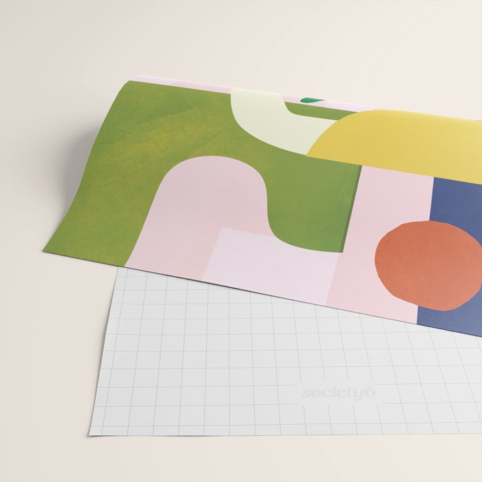 Minimal Modern Abstract 43 Wrapping Paper Gallery Image 2