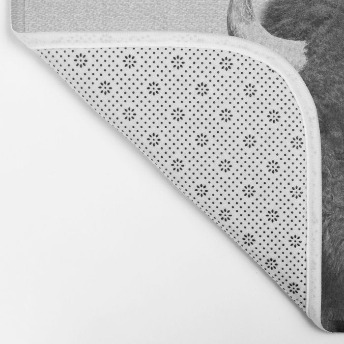 Buffalo - Black & White Bath Mat Gallery Image 2