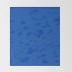 Cobalt Blue Solid Color Throw Blanket Gallery Image 2