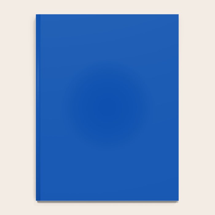 Cobalt Blue Solid Color Notebook Gallery Image 4