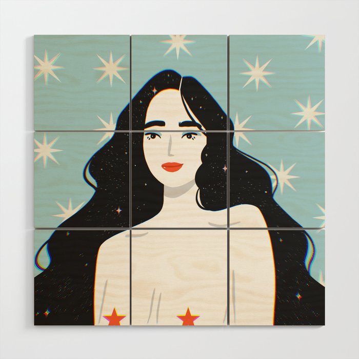 Head in the stars Wood Wall Art Gallery Image 1