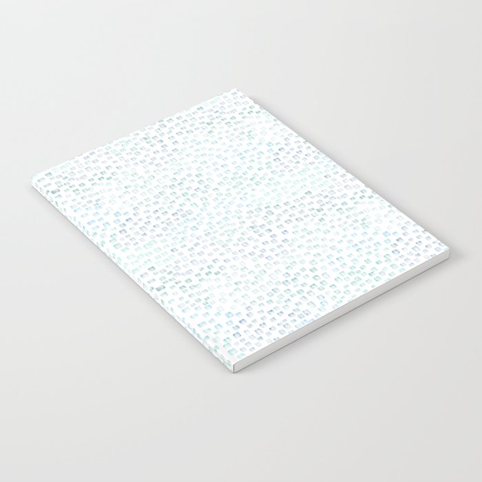 Sea Glass Watercolor // Turquoise Blue and Green Ocean Glass Beach Art Notebook Gallery Image 2