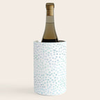 Sea Glass Watercolor // Turquoise Blue and Green Ocean Glass Beach Art Wine Chiller Gallery Image 2
