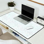 Sea Glass Watercolor // Turquoise Blue and Green Ocean Glass Beach Art Desk Mat Gallery Image 2