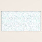 Sea Glass Watercolor // Turquoise Blue and Green Ocean Glass Beach Art Desk Mat Gallery Image 3