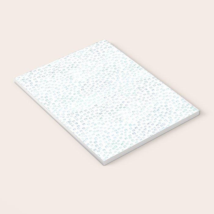 Sea Glass Watercolor // Turquoise Blue and Green Ocean Glass Beach Art Notebook Gallery Image 3
