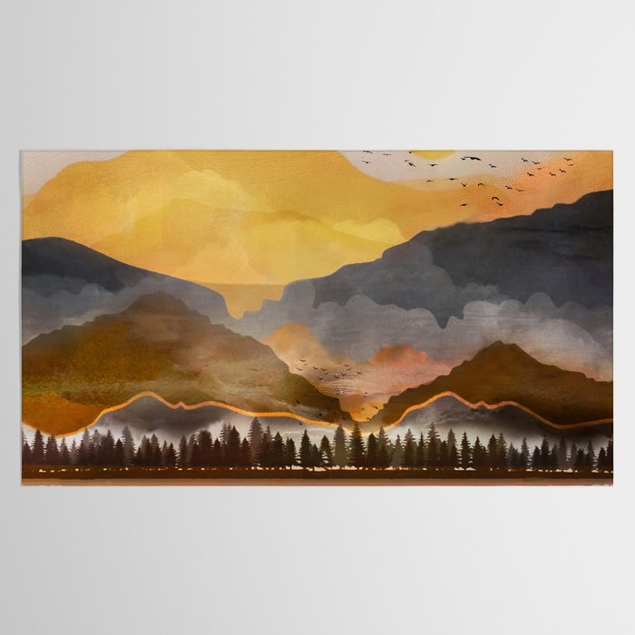 Pure Wilderness at Dusk Tablecloth Gallery Image 2