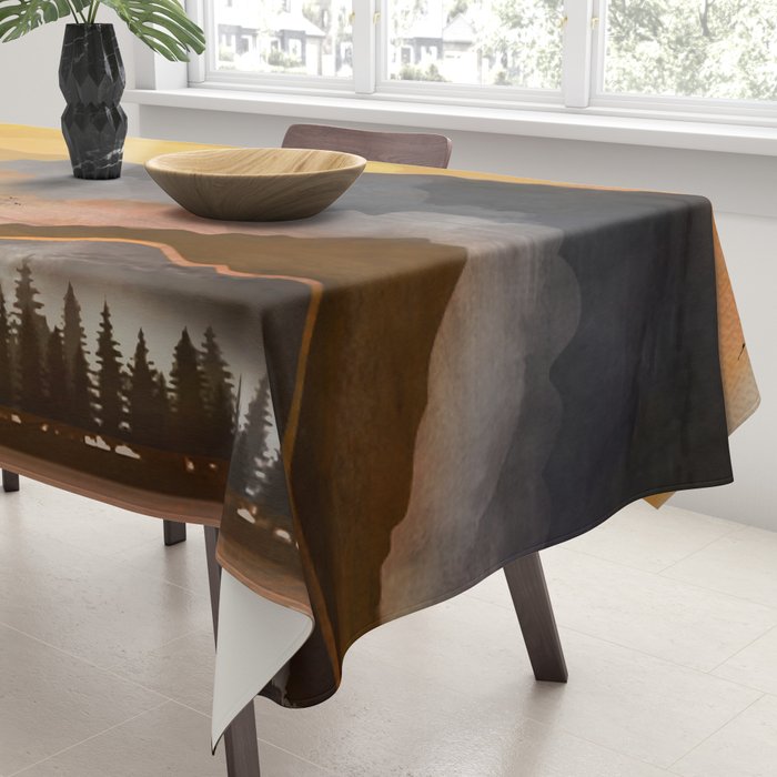 Pure Wilderness at Dusk Tablecloth Gallery Image 3