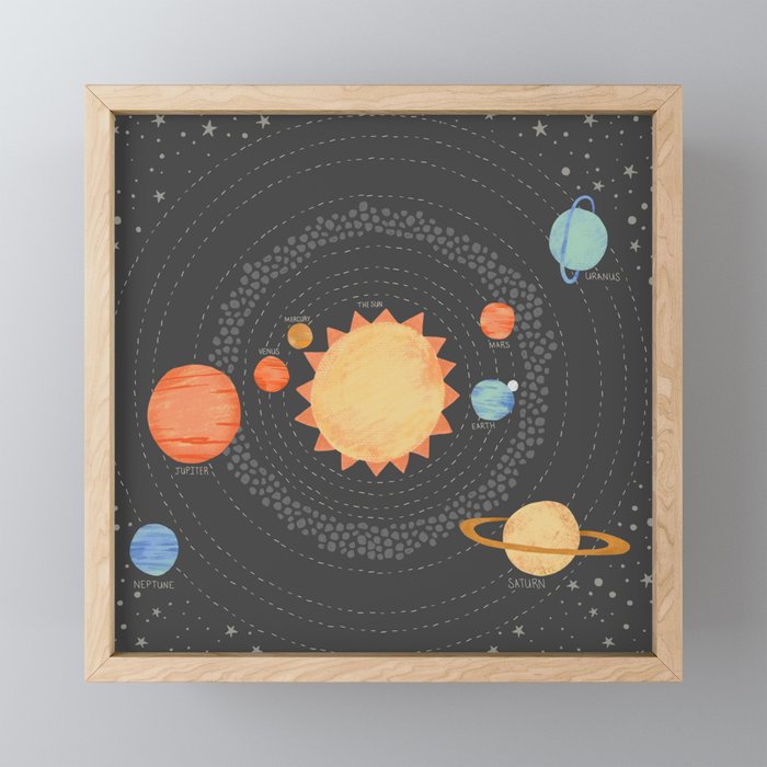 Our Solar System Mini Art Print Gallery Image 1