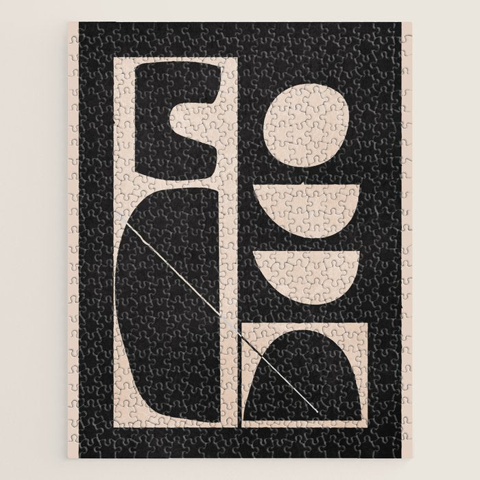 Modern Abstract Minimal Shapes 63 Jigsaw Puzzle Gallery Image 1