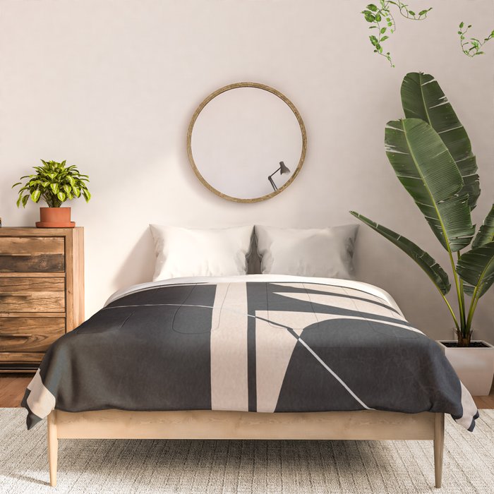 Modern Abstract Minimal Shapes 63 Comforter Gallery Image 3