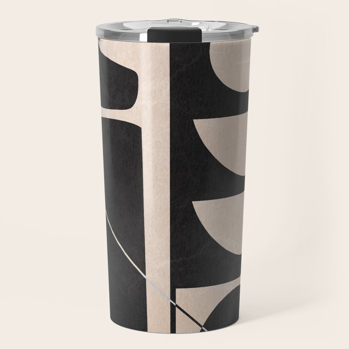 Modern Abstract Minimal Shapes 63 Travel Mug Gallery Image 1