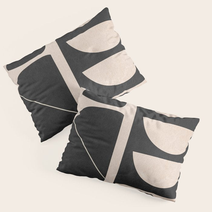Modern Abstract Minimal Shapes 63 Pillow Sham Gallery Image 1