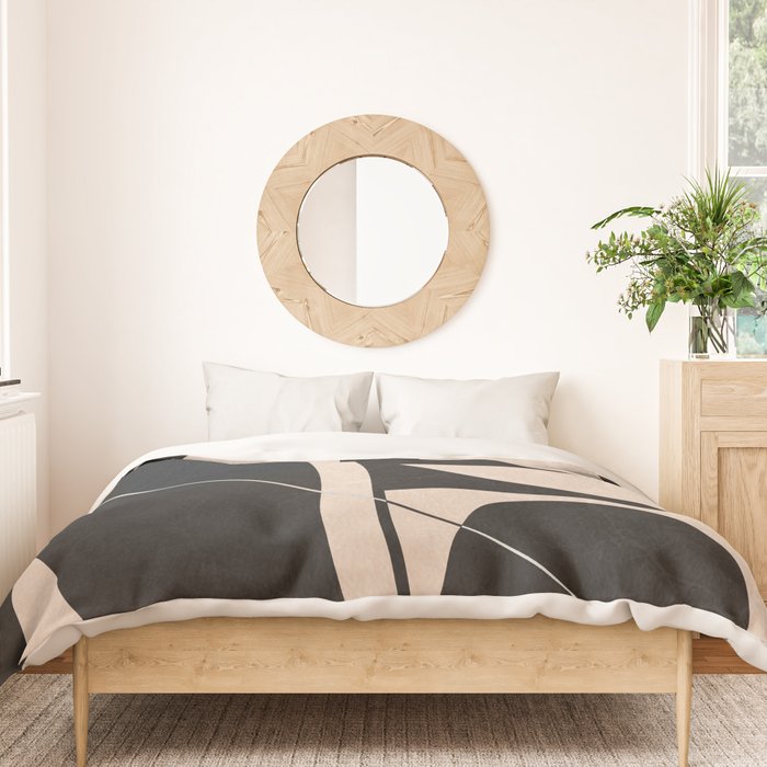 Modern Abstract Minimal Shapes 63 Duvet Cover Gallery Image 3