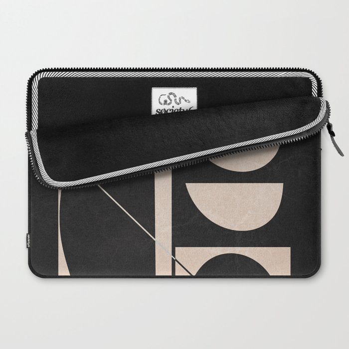Modern Abstract Minimal Shapes 63 Laptop Sleeve Gallery Image 2