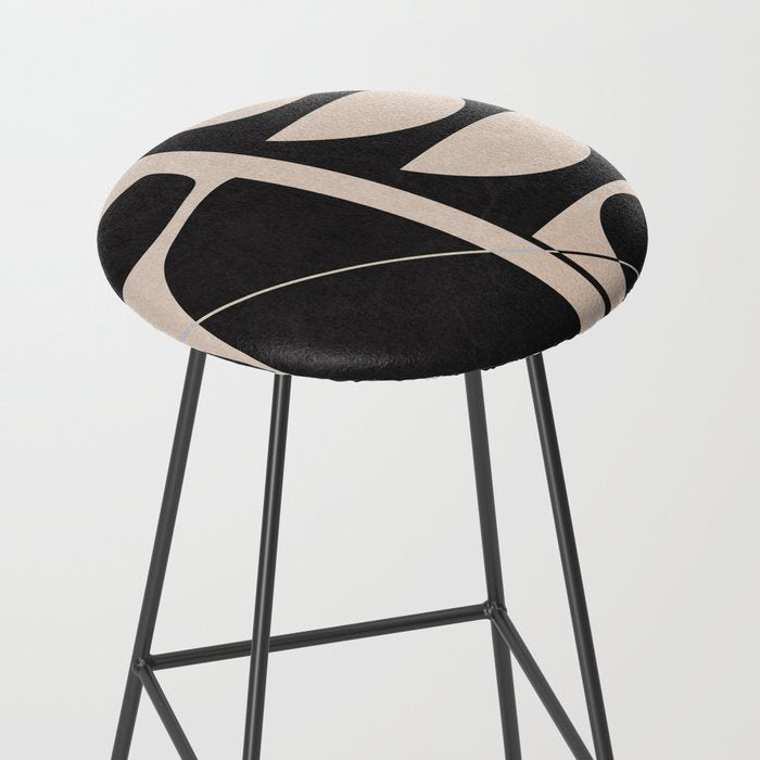 Modern Abstract Minimal Shapes 63 Stool Gallery Image 2