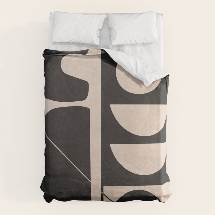 Modern Abstract Minimal Shapes 63 Duvet Cover Gallery Image 1