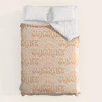 Sunshine - peach and copper  Comforter Gallery Image 6