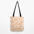 Sunshine - peach and copper  Tote Bag Gallery Image 2