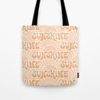 Sunshine - peach and copper  Tote Bag Gallery Image 1