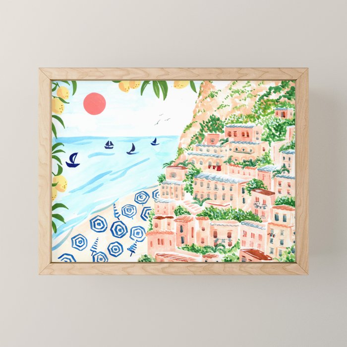 Positano Mini Art Print Gallery Image 1
