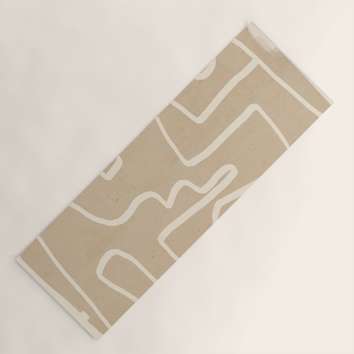 Abstract line art 143 Yoga Mat Gallery Image 1