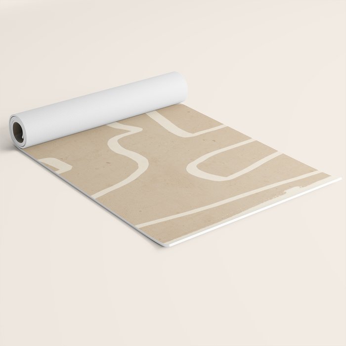 Abstract line art 143 Yoga Mat Gallery Image 2