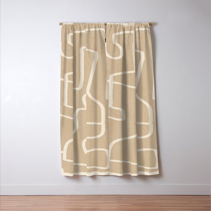 Abstract line art 143 Window Curtain Gallery Image 3