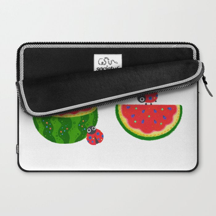 Watermelon&ladybug Laptop Sleeve Gallery Image 2