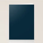 Minimal, Solid Color, Dark Teal Stationery Card Gallery Image 2