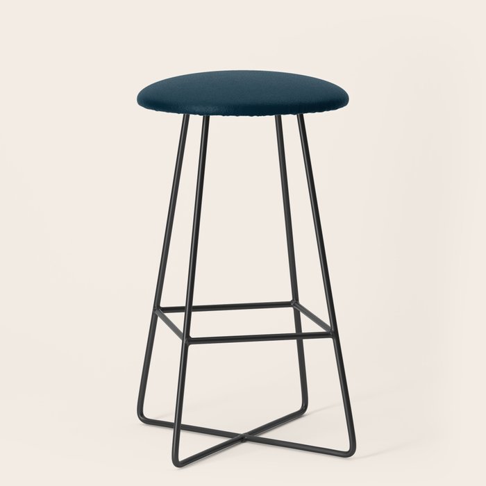 Minimal, Solid Color, Dark Teal Stool Gallery Image 1