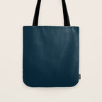 Minimal, Solid Color, Dark Teal Tote Bag Gallery Image 1